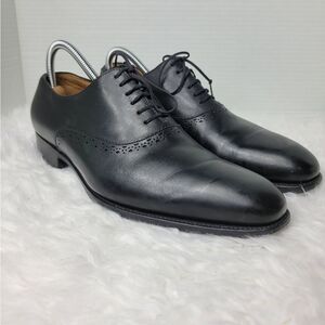 Jm Weston Shoes 470 Richelieu Size 7D US Special Order Shoe Street Black